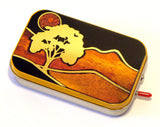 "Golden Oak" Mint Tin Pocket Boombox