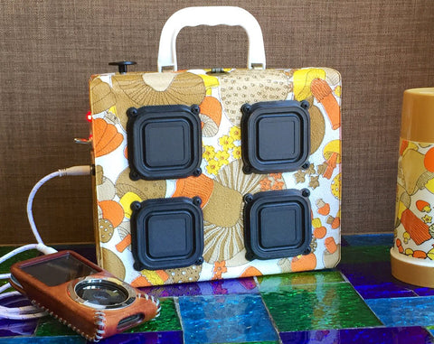 "Shroombox" Lunch Pail Boombox