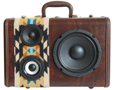 "Midnight Marauder" Vintage Suitcase Boombox