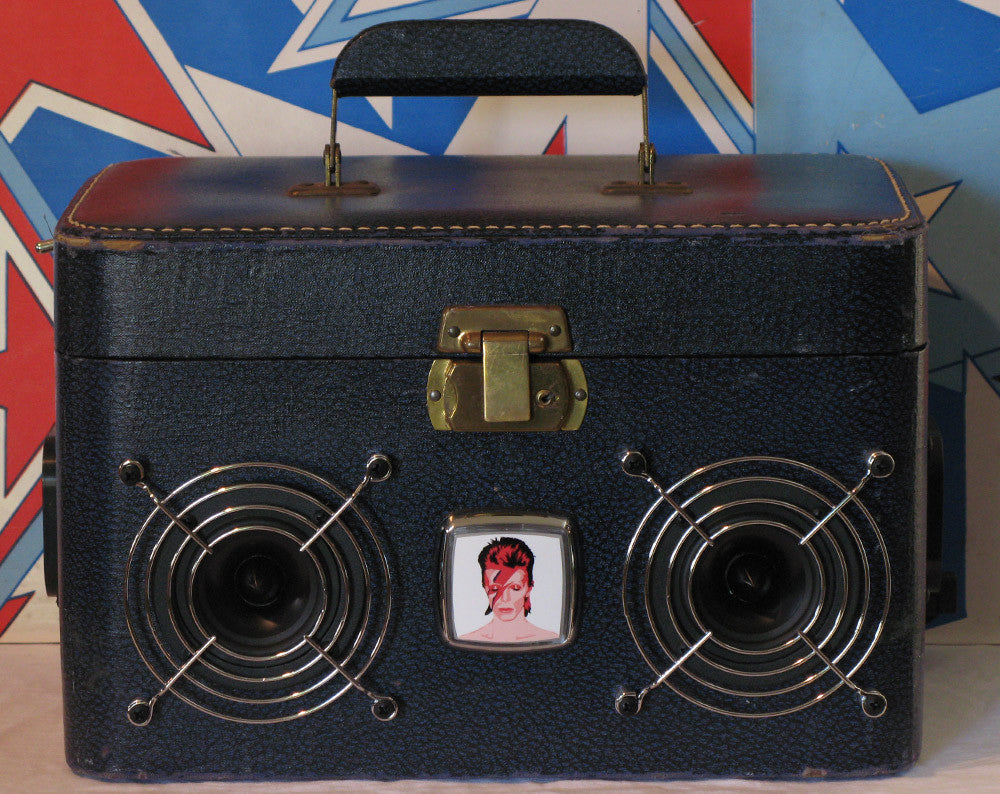 "Ziggy Stardust" Suitcase Boombox (Custom)